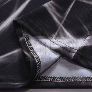 Camiseta de sublimación para hombre, tela de poliéster impresa personalizada para deportes y uso diario, camiseta de sublimación para hombre de secado rápido - Product Image 5