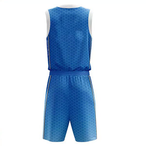Vente d'usine professionnelle uniformes d'équipe de basket-ball à séchage rapide vêtements de sport imprimés en polyester certifiés BSCI en gros du Pakistan - Product Image 2