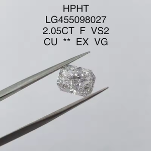 Diamants de laboratoire en vrac en gros d'Inde, certifiés, taille Radiant, couleur E Fancy Light, D'VINS JEWELS 0,5-6 carats pour la joaillerie - Product Image 2