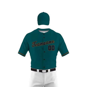 Service OEM Haute Qualité 100% Polyester Ensemble Uniformes de Baseball pour Hommes Logo Personnalisé Vêtements de Sport Maillot de Football Américain Respirant - Product Image 5