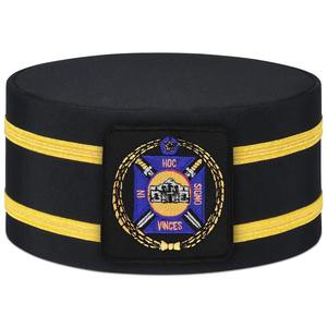 OEM Custom Best High Quality <b>Winter</b> <b>Cap</b> 3D Embroidery Pattern 100% Wool Masonic Crown <b>Cap</b> Latest Design - Product Image 6