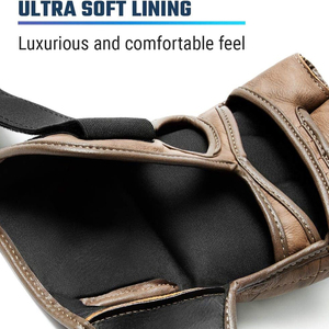 Gants de boxe MMA personnalisés avec logo, en cuir véritable, résistants aux déchirures, avec support de poignet, extensibles, respirants, séchage rapide, pour la boxe et les loisirs - Product Image 6