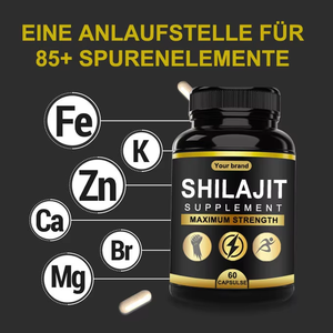 Cápsulas de Shilajit de Marca Privada 500 mg con 50% de Ácido Fúlvico, Suplemento de Shilajit 100% Puro para Energía, Rendimiento y Salud Inmunológica - Product Image 5