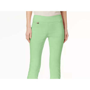 Pantaloni a matita Alfani da donna, taglia 6 Petite, a vita alta, con controllo pancia, verdi, casual, anti-piega, per la primavera, colorati - Product Image 2