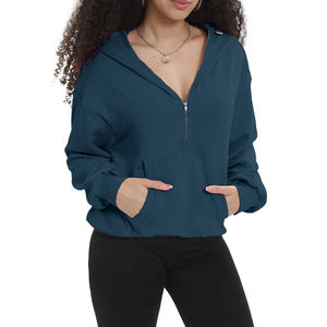 Suave Casual Venta al por mayor de encargo casual streetwear Drop Shoulder figuras transpirable respetuoso del medio ambiente sudaderas de punto - Product Image 3