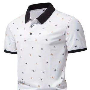 2024 nouveauté hommes Vintage Polo T-Shirts 100% coton doux Premium nouvelle mode pour hommes - Product Image 1