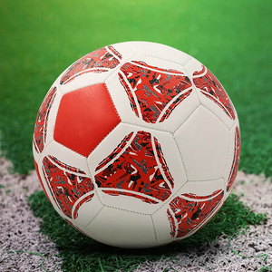 Prix de gros très exigeant ballon de football pakistanais balle de match de football cousue à la Machine en cuir PU taille 5 ballons de match de football - Product Image 3