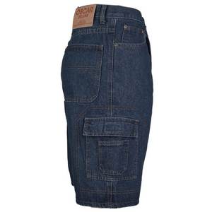 Shorts de Mezclilla de Verano para Hombre, Cintura Media, Bordados, Elásticos, Rotos, Ajustados, Rectos, 100% Algodón, Estilo Vintage, Deportivo, Moda Urbana, Negro - Product Image 2