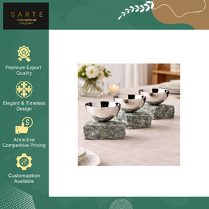 Vente flash sur un bol en laiton moderne et élégant avec base en marbre doré, écologique, taille personnalisée, pièce maîtresse décorative pour table à manger - Product Image 4