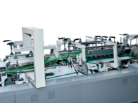 Máquina de Pegado de Esquinas para Cajas con Fondo de 3 Puntos JY650/850, Máquina de Plegado y Encolado en Frío Totalmente Automática de Alta Velocidad para Bolsas