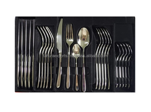Juego de cubiertos de acero inoxidable de metal de alta calidad de diseño estándar Juego de cubiertos en artículos de comedor para utensilios de cocina - Product Image 2