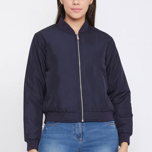 Vente en gros de blouson bombardier avec logo de couleur personnalisé pour femmes best-seller blousons bombardiers pour femmes vêtements de la saison d'hiver à bas prix - Product Image 1