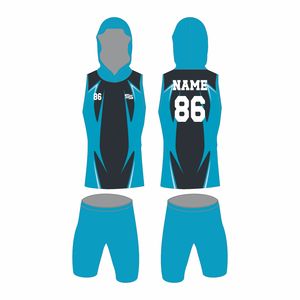 Uniformes sublimés de football américain 7v7 personnalisés de qualité supérieure engrenages de compression étiquette personnalisée Logo Sublimation 7 sur 7 - Product Image 4