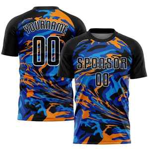 Maillot de football pour hommes personnalisé imprimé en 3D nom et numéro personnalisés t-shirt vêtements de football américain avec parrainage du nom de l'équipe - Product Image 2