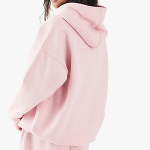 Sudadera con capucha de gran tamaño para mujer con el último logotipo personalizado, sudaderas con capucha transpirables y antiarrugas, sudaderas con cremallera para mujer - Product Image 1