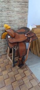 Premium Genuine Leather Handmade Designer Durable Comfortable Racing Western English Horse Saddle <b>Plastic</b> <b>Tree</b> - Product Image 2