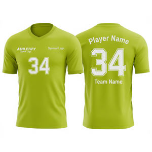 Maillot de football et maillot de football Logo personnalisé et numéros Vêtements de sport confortables pour les matchs de football et les jeux de football - Product Image 1