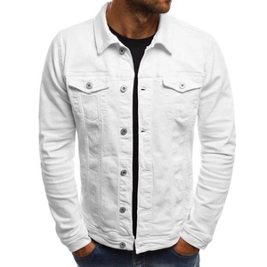Men's <b>Denim</b> Trucker Jacket Casual Slim Fit Cotton Jean <b>Coat</b> With Multi Color Variations Spring Autumn Outdoor Wear Customized - Product Image 4