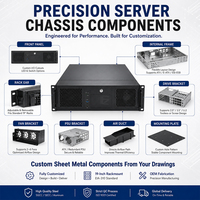 Boîtier de serveur 2U sur mesure en tôle pour montage en rack, fabrication OEM 19 pouces pour centre de données AI GPU