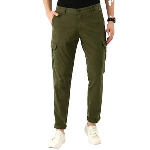 Pantalones Cargo Personalizados para Hombre en Oferta, Pantalones Vaqueros con Múltiples Bolsillos, Corte Ajustado, Estilo Casual, Lavado Recto, Pantalones Anchos de Pana - Product Image 1