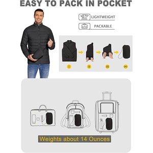 2025 OEM Cálido impermeable ligero aislado invierno prendas de vestir exteriores moda Streetwear a granel al por mayor - Product Image 3