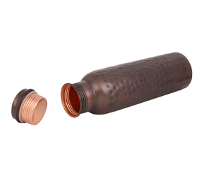 Handmade Pure <b>Copper</b> Ayurvedic Yoga Water <b>Bottle</b> with Customized Designs Portable for Outdoor Use and <b>Drinking</b> - Product Image 5