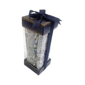 ชุดพรมละหมาดเชนิลล์แบบกล่อง รุ่นโมเดิร์น ทำด้วยมือด้วยเทคนิคการทอโพลีโพรพิลีนและโพลีเอสเตอร์ ซักได้ เหมาะสำหรับใช้ในบ้านและการเดินทาง - Product Image 4