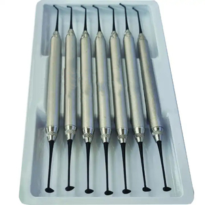 Instruments manuels de restauration dentaire en composite, instruments chirurgicaux dentaires en acier inoxydable avec revêtement diamanté - Product Image 5