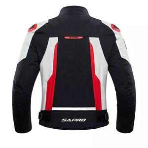 Chaqueta Corta de Motocicleta para Hombre, Cortavientos y Transpirable, para Invierno, con Tiras Reflectantes y Protección Blindada, para Motociclismo Urbano y de Turismo - Product Image 3