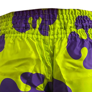 Short de boxe Muay Thai coupe haute style rétro Short Muay Thai de haute qualité sublimé Short Muay Thai - Product Image 4