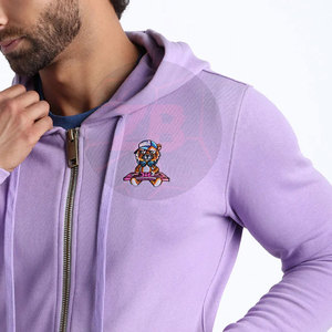 Survêtements d'hiver pour hommes en grande quantité fabriqués sur mesure et respirants dernier style de broderie à motifs solides Service OEM - Product Image 5