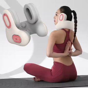 LJ bantal leher BT musik dapat disesuaikan bantal perjalanan penghilang kebisingan fungsional untuk pemijat bahu perjalanan kantor untuk rasa sakit - Product Image 1