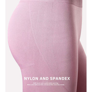 2025 logotipo personalizado sin costuras Yoga mujeres activas deportes entrenamiento ropa deportiva gimnasio Fitness conjuntos ropa para mujeres - Product Image 3