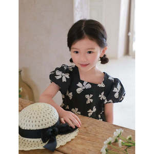 Ensemble de vêtements pour filles élégants et stylés Robe Blackbell avec chapeau Coton 100% Extérieur sans doublure - Product Image 6