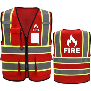 Vêtements de sécurité réfléchissants multi-poches personnalisés Gilet de construction Gilet réfléchissant haute visibilité Gilet de sécurité pour la circulation - Product Image 1