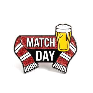 Pin Personalizado para Fanáticos del Deporte, Insignias de Fútbol con Logotipo Personalizado, Chapado en Plata, Zinc, Serigrafía Tradicional, Venta al Por Mayor - Product Image 2