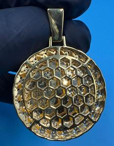 Personalized VVS Moissanite Diamond Iced Out Hip Hop Pendant <b>Necklace</b> With Gold Plated 925 <b>Silver</b> <b>Angel</b> Wing Design Pendant - Product Image 2