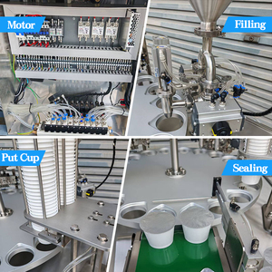 Điện-điều khiển tự động tuyến tính K-cup cà phê & Nespresso viên nang điền & niêm phong máy cho nước giải khát sản xuất - Product Image 4