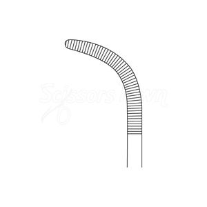 Pinces à dissection Rumel 9 pouces Angulaires latérales dentelées en acier inoxydable Instrument chirurgical Outil durable - Product Image 6