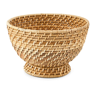 Vente en gros meilleure vente ODM personnalisé étiquette naturelle écologique tissé à la main petit bol rond en rotin pour cuisine pain fruits - Product Image 1