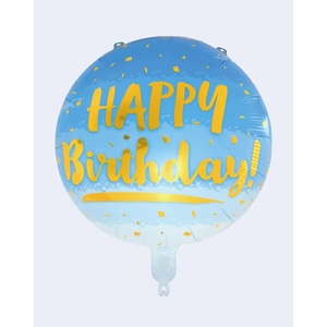 Globo de Feliz Cumpleaños de 45 cm, Decoración para Fiestas, Diseño de Mariposas - Product Image 2