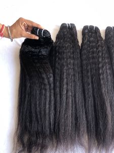 Exportation Top Qualité Premium Indien Vierge Unique Donateur 20 "Kinky Straight Extension de Cheveux Humains En Gros Sur Les Prix Vendeur Indien - Product Image 4