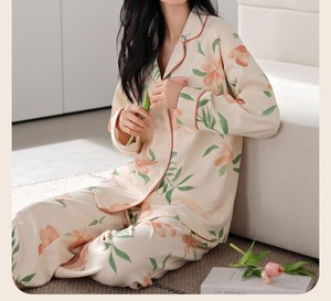 Vente en gros, offre spéciale, nouveauté, ensemble décontracté et imprimé pour femmes de style tendance, vêtements pour femmes, pyjama, vêtements de nuit pour femmes - Product Image 2