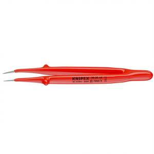 Pinzas Knipex de precisión con puntas aisladas y anguladas para agarrar superficies con finas serraciones transversales - Product Image 2