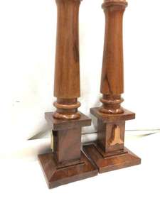 Columnas de madera masónicas, emblemas de guardián senior y de guardián Junior vendidos como par, pilar de albañil - Product Image 6