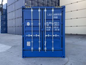 Contenedor de Envío Seco Azul de 40 Pies, Nuevo y Vacío, para Transporte de Mercancías, Origen Ankara, Marca de Contenedor de Envío Externo - Product Image 6