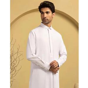 Haute qualité, meilleur design, uniforme thobe musulman pour hommes, thobe musulman de grande taille à des prix abordables pour hommes en vente - Product Image 4