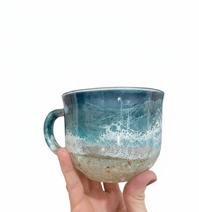 Mug à café en résine écologique de qualité supérieure, logo personnalisé, taille et motif, design minimaliste, utilisation domestique, vaisselle, cadeau - Product Image 5