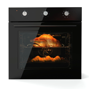 Horno eléctrico de pared individual de 24 pulgadas con 8 modos de cocción, 2.5 pies cúbicos, empotrado 3000 - Product Image 1