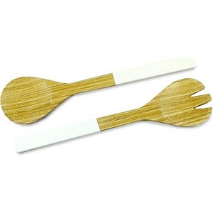 Juego de Ensaladera Artesanal de Madera y Resina Epoxi Naranja, Madera Natural con 2 Espátulas, Utensilios Hechos a Mano Sostenibles - Product Image 1